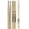 ChromaCast 7A USA Made Hickory Drumsticks Pair - Wood Tipped - Drum Sticks Tour Tested by Pro Drummers - Real American Hickory Wood - GoDpsMusic