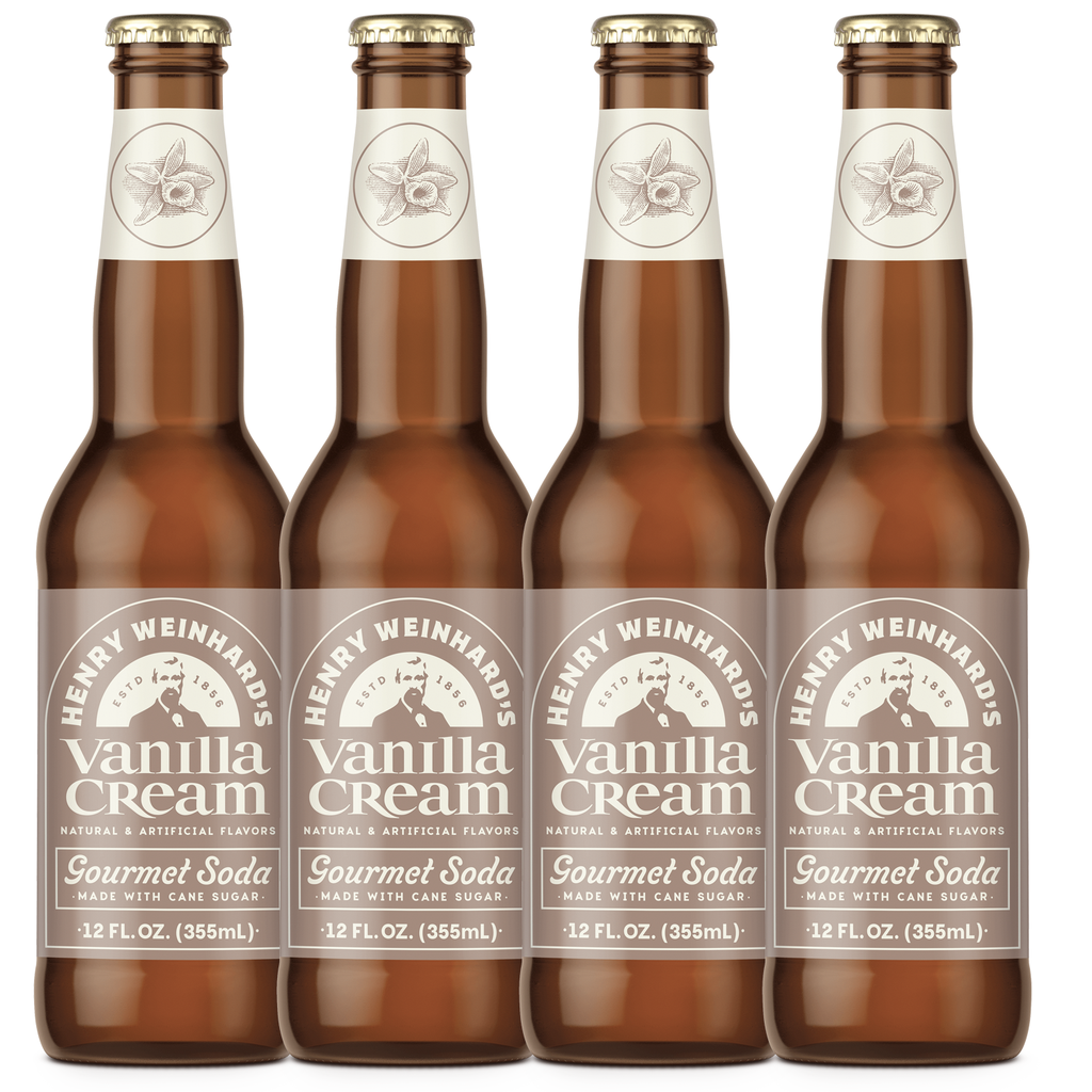 Henry Weinhard's Vanilla Cream Soda | 12oz Glass Bottles | Classic American Flavor | Premium Craft Soda - GoDpsMusic