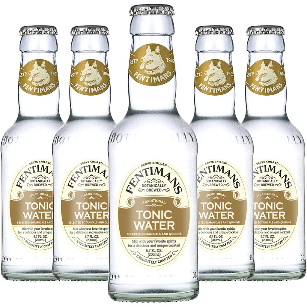 Fentimans Botanically Brewed Natural Tonic Water, 6.7 fl oz Bottles – Premium Mixer for Cocktails & Refreshing Drinks - GoDpsMusic