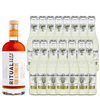 Ritual Zero Non-Alcoholic Rum Alternative with Fever Tree Light Ginger Beer for your favorite Alcohol-Free Mixed Drink - GoDpsMusic