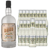 Dhōs Handcrafted Non-Alcoholic Orange Liqueur with Fever Tree Ginger Beer - Keto-Friendly, Zero Sugar, Zero Calories, Zero Proof - 750 ML - Perfect for Mocktails - Made in USA - GoDpsMusic