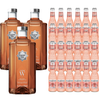 Clean Co Non-Alcoholic Whiskey Alternative 700ml Bottle - | with Premium Quality Fever Tree Sparkling Pink Grapefruit Soda