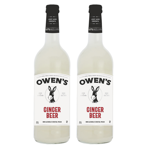 Owen’s Craft Mixers Ginger Beer Handcrafted in the USA with Premium Ingredients Vegan & Gluten-Free Soda Mocktail and Cocktail Mixer