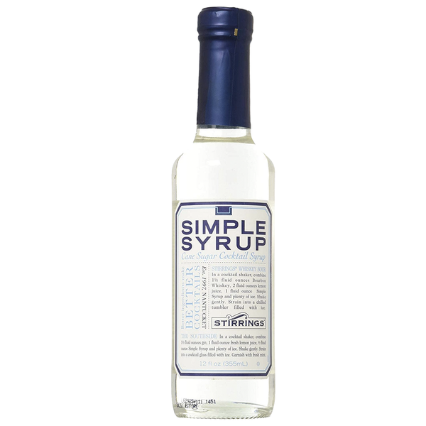 Stirrings Simple Syrup 355ml Bottles - Real Ingredients No Preservatives Low Calories - Drink Mixer