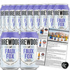BrewDog 12 Pack, Faux Fox AF Sour Non-Alcoholic Pack | 12oz Cans - GoDpsMusic