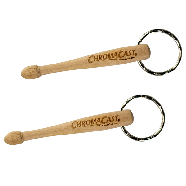 ChromaCast Drumstick Drummer Key Chain (2-Pack) - GoDpsMusic