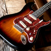 Sawtooth ES Series Electric Guitar, Sunburst with Vanilla Cream Pickguard - GoDpsMusic