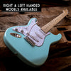 Sawtooth Daphne Blue ES Series Electric Guitar w/ Pearl White Pickguard - Includes: Accessories, Amp & Gig Bag - GoDpsMusic