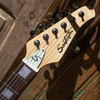 Sawtooth ET Hybrid Electric Guitar, Flame Maple Grass Stained Blue Jean, with Wilkinson Tremolo & ChromaCast Pro Series Gig Bag - GoDpsMusic