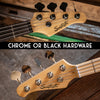 Sawtooth Left-Handed EP Series Electric Bass Guitar, Vintage Burst w/ Tortoise Pickguard - GoDpsMusic