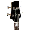 Sawtooth Americana Left-Handed Heritage Series Natural Spalted Maple 4-String 24 Fret Electric Bass Guitar w Fishman Fluence Pickups and Padded Gig Bag - GoDpsMusic