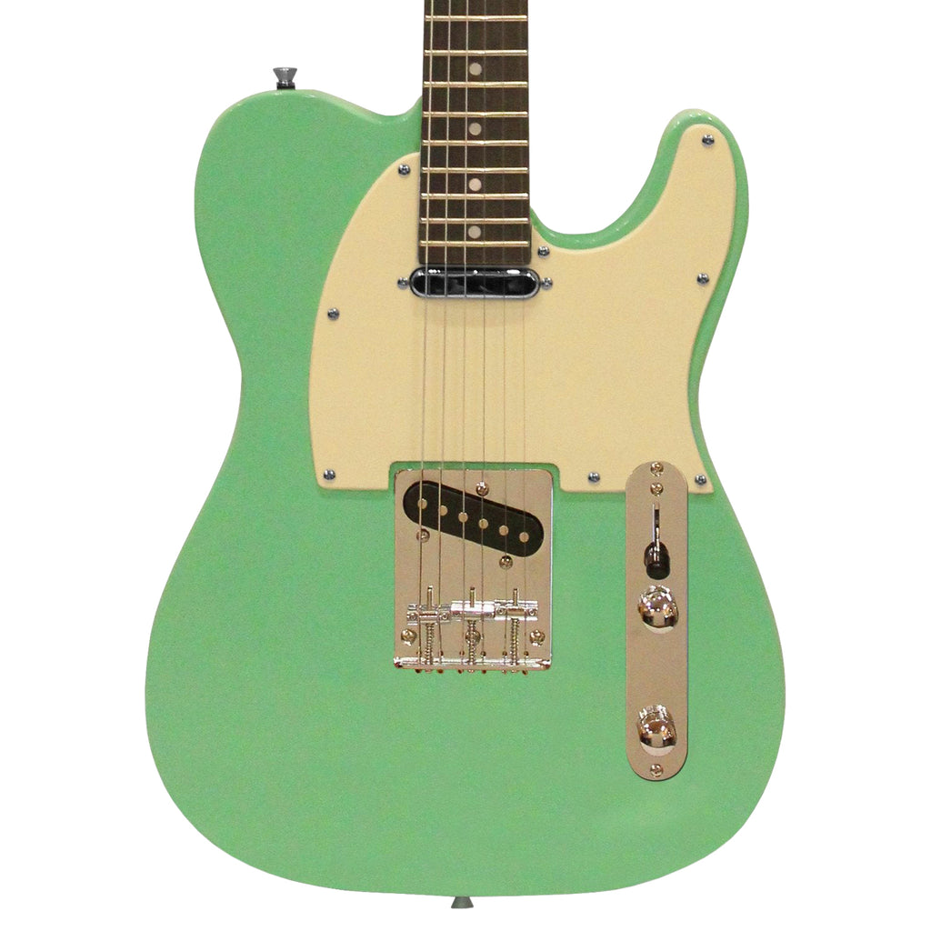 Sawtooth ET Series Electric Guitar, Surf Green with Aged White Pickguard - GoDpsMusic