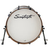Sawtooth Hickory Series Bass Drum 20" x 14", Satin Dark Chocolate - GoDpsMusic