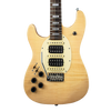 Sawtooth Left-Handed ES Hybrid Electric Guitar, Natural Flame Maple, with Wilkinson Tremolo & ChromaCast Pro Series Gig Bag - GoDpsMusic