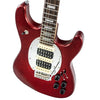 Sawtooth ES Hybrid Electric Guitar, Blood Red Sparkle, with Wilkinson Tremolo ChromaCast Pro Series Gig Bag - GoDpsMusic