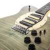 Sawtooth ET Hybrid Electric Guitar, Flame Maple Grass Stained Blue Jean, with Wilkinson Tremolo & ChromaCast Pro Series Gig Bag - GoDpsMusic
