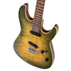 Sawtooth Natural Series Flame Maple Trans Moss Burst 24-Fret Electric Guitar w Single Coil Pickups - GoDpsMusic