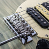 Sawtooth ET Hybrid Electric Guitar, Flame Maple Grass Stained Blue Jean, with Wilkinson Tremolo & ChromaCast Pro Series Gig Bag - GoDpsMusic