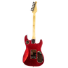 Sawtooth Left-Handed ES Hybrid Electric Guitar, Blood Red Sparkle, with Wilkinson Tremolo & ChromaCast Pro Series Gig Bag - GoDpsMusic