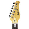 Sawtooth ET Hybrid Electric Guitar, Flame Maple Grass Stained Blue Jean, with Wilkinson Tremolo & ChromaCast Pro Series Gig Bag - GoDpsMusic