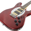 Sawtooth ES Hybrid Electric Guitar, Blood Red Sparkle, with Wilkinson Tremolo ChromaCast Pro Series Gig Bag - GoDpsMusic