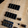 Sawtooth Mod24 Series Natural Flame Maple 24 Fret Electric Bass Guitar w Fishman Fluence Pickups and Padded Gig Bag - GoDpsMusic