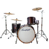 Sawtooth Hickory Series 24" Bass Drum, 3pc Shell Pack, Satin Dark Chocolate - GoDpsMusic