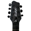 Sawtooth Heritage HM724 7-String Electric Guitar with Fluence Pickups & Floyd Rose Original, Satin Black - GoDpsMusic