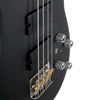 Sawtooth Rebel24 Series Satin Black 24 Fret Electric Bass Guitar w Fishman Fluence Pickups and Padded Gig Bag - GoDpsMusic