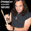 Vinny Appice Signature 5B USA Hickory Autographed Drumsticks & Autographed Picture Pack - GoDpsMusic