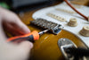 Sawtooth ES Series Electric Guitar, Sunburst with Vanilla Cream Pickguard - GoDpsMusic