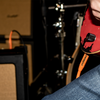 ChromaCast Pro Series Instrument Cable, Straight - Angle, Sunset Orange, 10 feet - GoDpsMusic